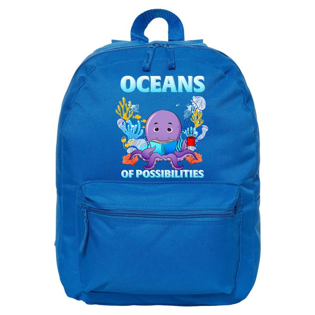 Octopus Sea Animal Summer Reading Oceans Of Possibilities Gift 16 in Basic Backpack