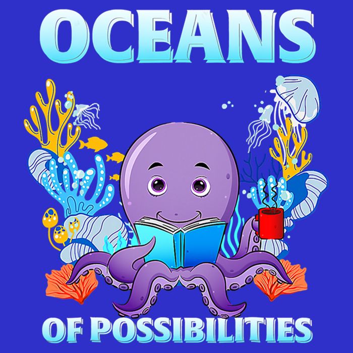 Octopus Sea Animal Summer Reading Oceans Of Possibilities Gift 16 in Basic Backpack