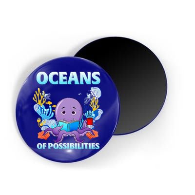 Octopus Sea Animal Summer Reading Oceans Of Possibilities Gift Magnet