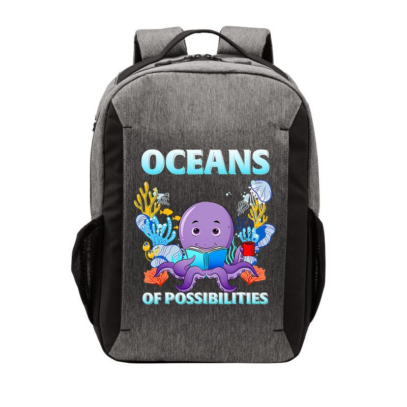 Octopus Sea Animal Summer Reading Oceans Of Possibilities Gift Vector Backpack