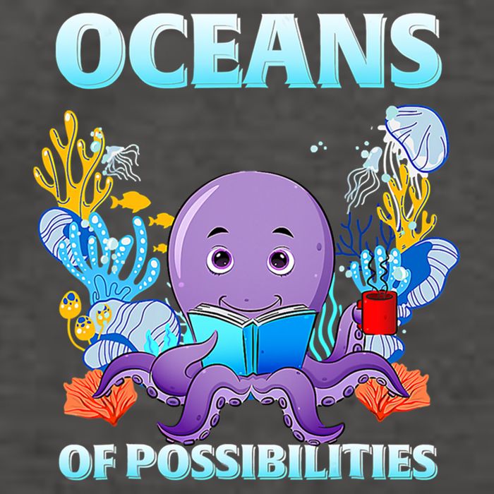Octopus Sea Animal Summer Reading Oceans Of Possibilities Gift Vector Backpack