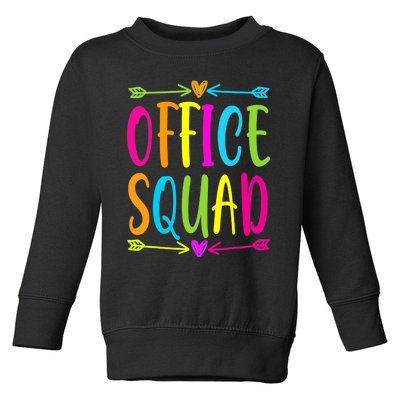 Office Squad Administrative Assistant Admin School Secretary Toddler Sweatshirt