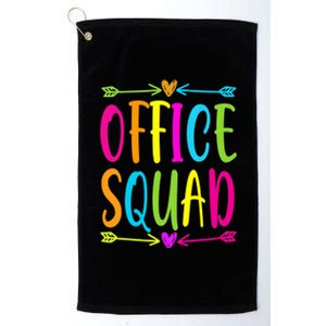 Office Squad Administrative Assistant Admin School Secretary Platinum Collection Golf Towel