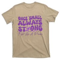 Once Small Always Strong Fight Like A Preemie Prematurity T-Shirt