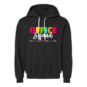 Office Squad Administrative Professionals Day Gift Garment-Dyed Fleece Hoodie