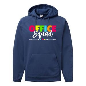 Office Squad Administrative Professionals Day Gift Performance Fleece Hoodie