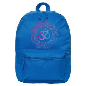 Om Symbol Aum Ohm Hindu Dala Yoga Meditation Namaste Gift 16 in Basic Backpack