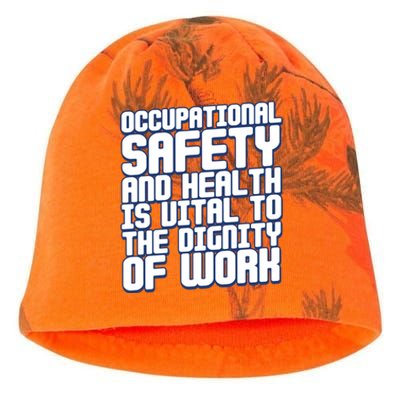 Occupational Safety And Health Is Vital To The Dignity Gift Kati - Camo Knit Beanie