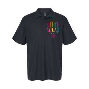 Office Squad Administrative Assistant Gift School Secretary Softstyle Adult Sport Polo