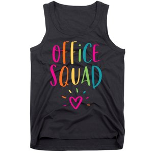 Office Squad Administrative Assistant Gift School Secretary Tank Top