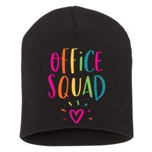 Office Squad Administrative Assistant Gift School Secretary Short Acrylic Beanie