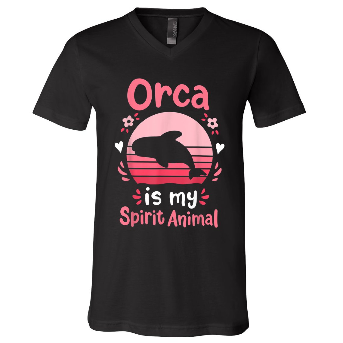 Orca Spirit Animal V-Neck T-Shirt
