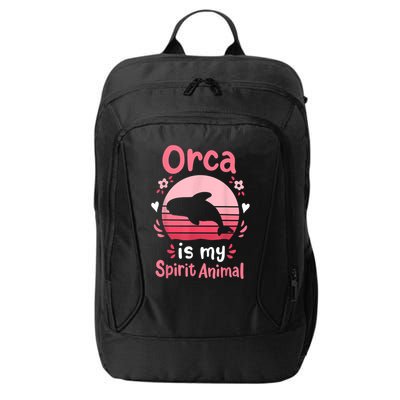 Orca Spirit Animal City Backpack