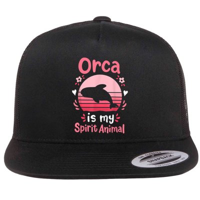 Orca Spirit Animal Flatbill Hat