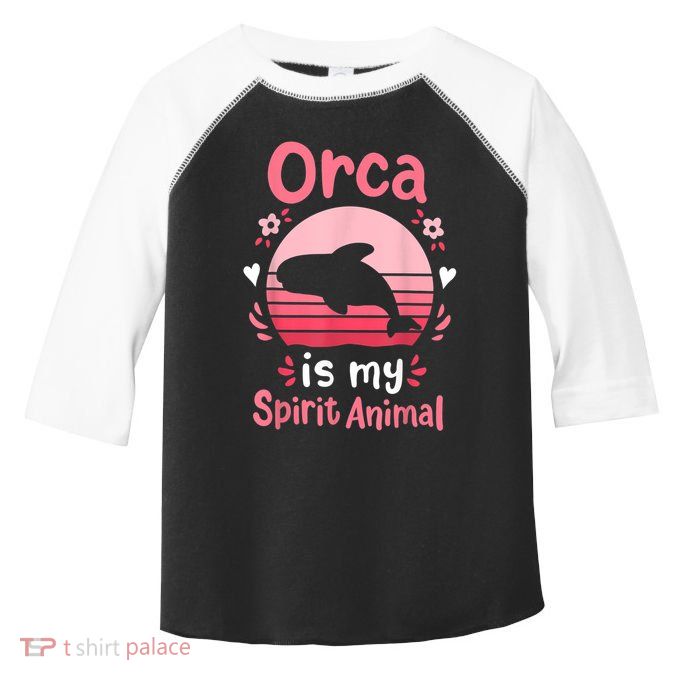 Orca Spirit Animal Toddler Fine Jersey T-Shirt