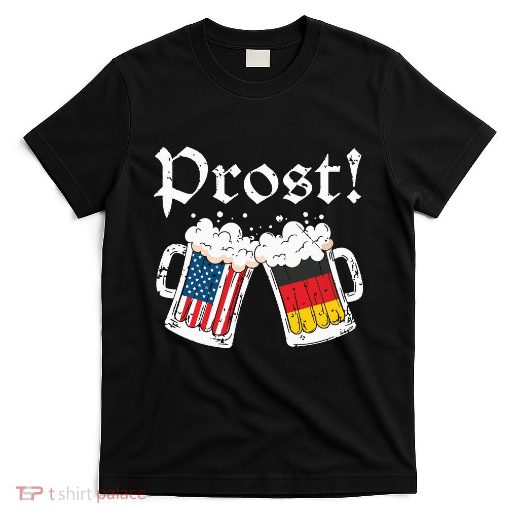 Oktoberfest Shirts American German Flag Beer Prost T-Shirt