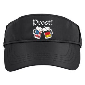 Oktoberfest Shirts American German Flag Beer Prost Adult Drive Performance Visor