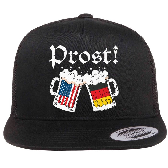 Oktoberfest Shirts American German Flag Beer Prost Flat Bill Trucker Hat