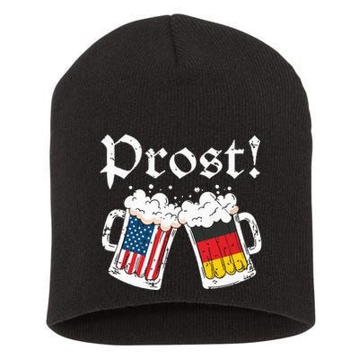 Oktoberfest Shirts American German Flag Beer Prost Short Acrylic Beanie