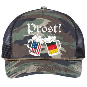 Oktoberfest Shirts American German Flag Beer Prost Retro Rope Trucker Hat Cap