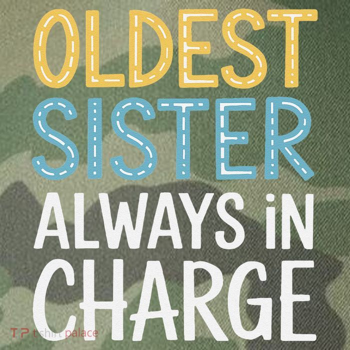Oldest Sister Always In Charge Oldest Child Legacy Tie Dye Trucker Hat