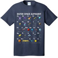 Outer Space Alphabet Kindergarten Teachers 1st Day Of School T-Shirt