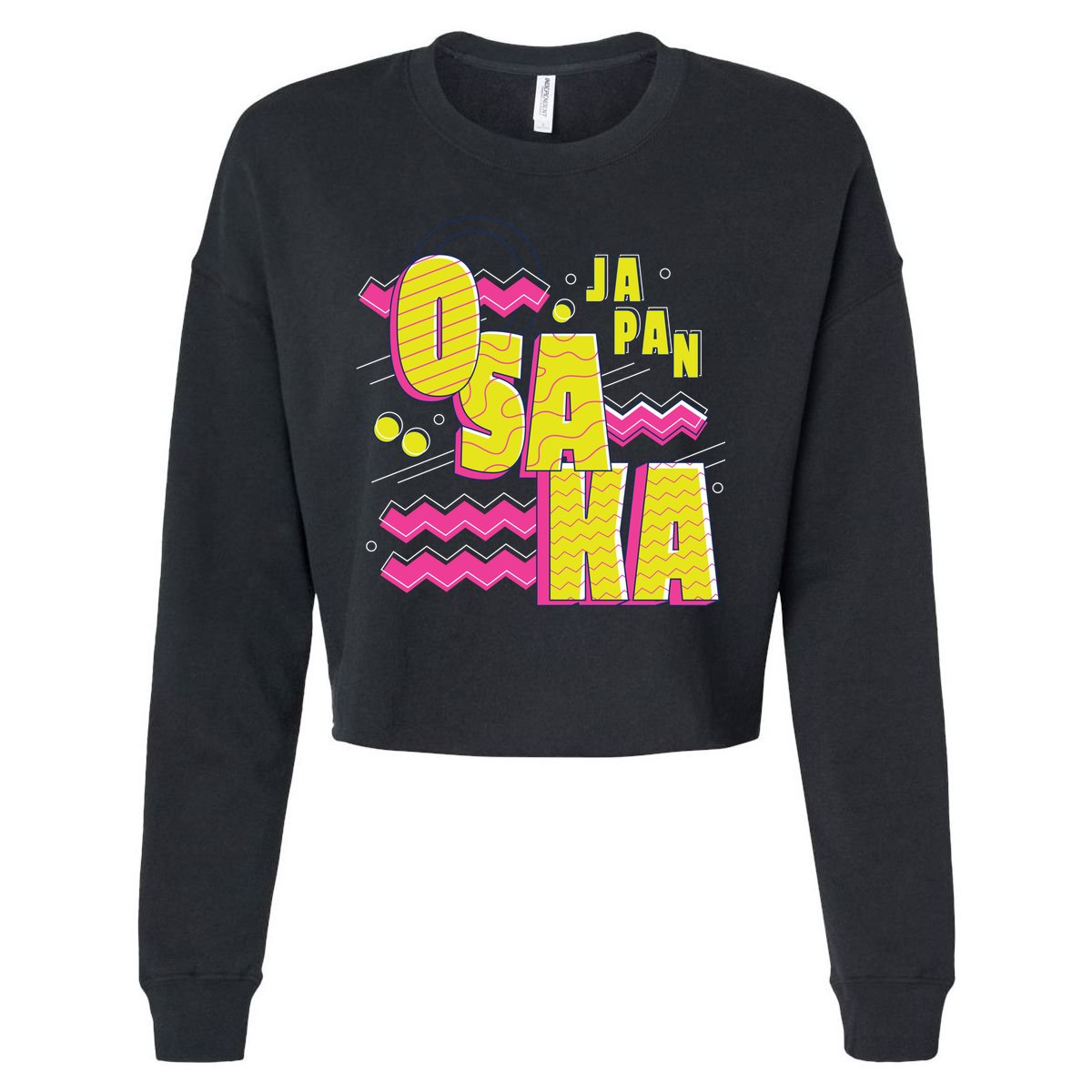Osaka Japan Cropped Pullover Crew