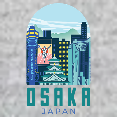 Osaka Japan City T-Shirt