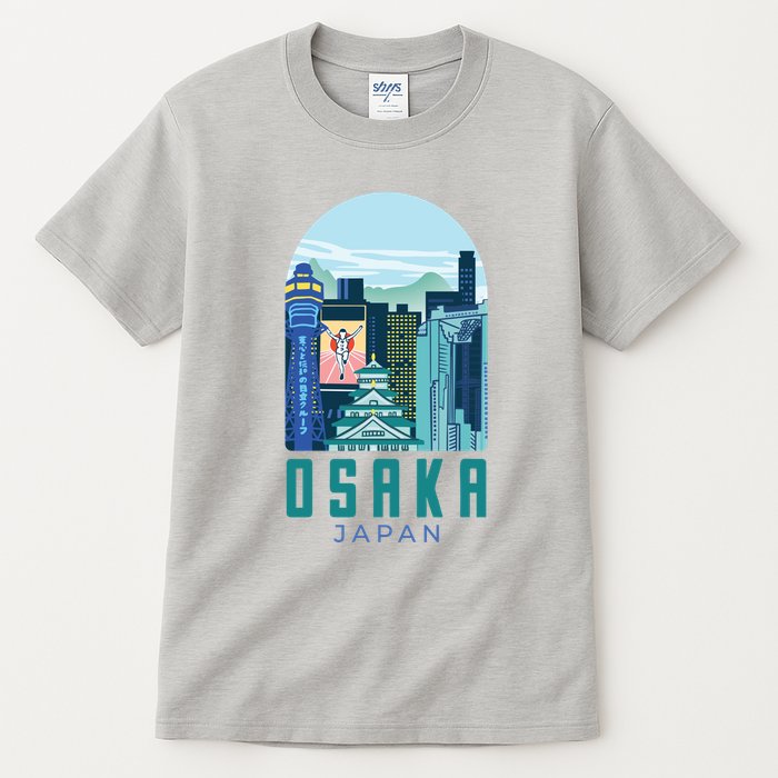 Osaka Japan City Tall T-Shirt