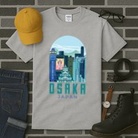 Osaka Japan City Tall T-Shirt