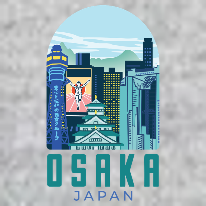 Osaka Japan City Tall T-Shirt