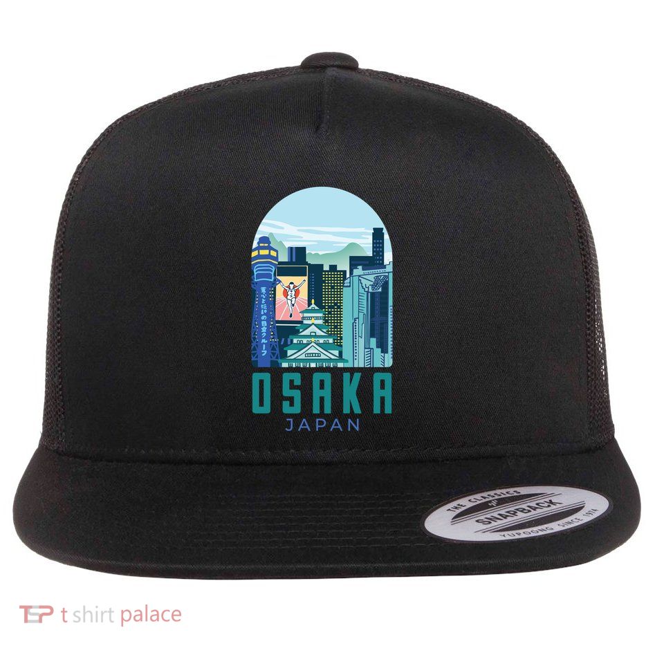Osaka Japan City Flatbill Hat