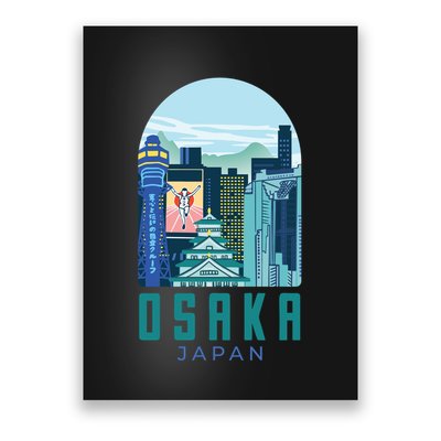 Osaka Japan City Poster