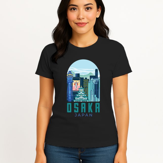 Osaka Japan City Womens T-Shirt