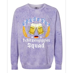 Oktoberfest Squad Bavarian Festival Munich Beer Colorblast Crewneck Sweatshirt