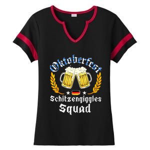 Oktoberfest Squad Bavarian Festival Munich Beer Ladies Halftime Notch Neck Tee