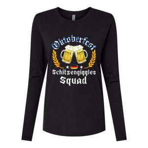 Oktoberfest Squad Bavarian Festival Munich Beer Womens Cotton Relaxed Long Sleeve T-Shirt