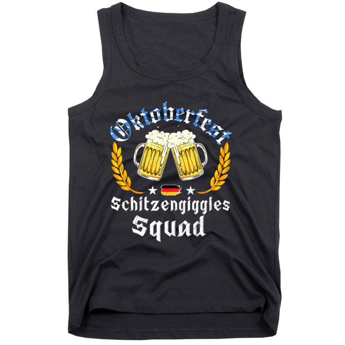 Oktoberfest Squad Bavarian Festival Munich Beer Tank Top