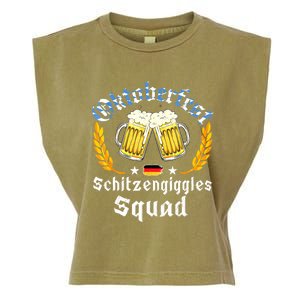 Oktoberfest Squad Bavarian Festival Munich Beer Garment-Dyed Women's Muscle Tee