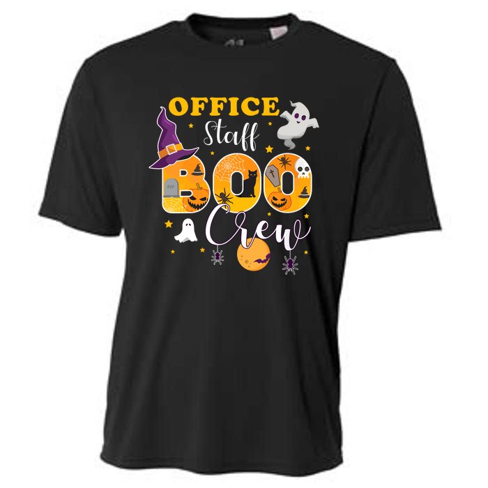 Office Staff Boo Crew Matching Halloween Costume Cooling Performance Crew T-Shirt