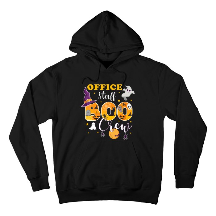 Office Staff Boo Crew Matching Halloween Costume Hoodie