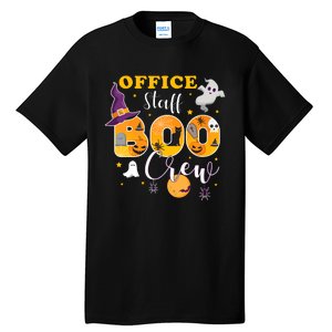 Office Staff Boo Crew Matching Halloween Costume Tall T-Shirt