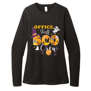 Office Staff Boo Crew Matching Halloween Costume Womens CVC Long Sleeve Shirt