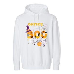 Office Staff Boo Crew Matching Halloween Costume Garment-Dyed Fleece Hoodie