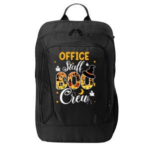 Office Staff Boo Crew Funny Halloween Matching Costume City Backpack