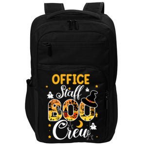 Office Staff Boo Crew Funny Halloween Matching Costume Impact Tech Backpack