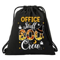 Office Staff Boo Crew Funny Halloween Matching Costume Drawstring Bag