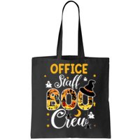 Office Staff Boo Crew Funny Halloween Matching Costume Tote Bag