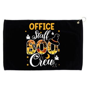 Office Staff Boo Crew Funny Halloween Matching Costume Grommeted Golf Towel