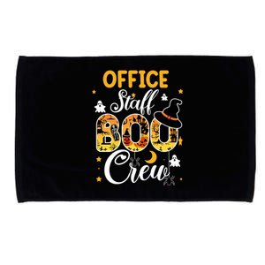 Office Staff Boo Crew Funny Halloween Matching Costume Microfiber Hand Towel